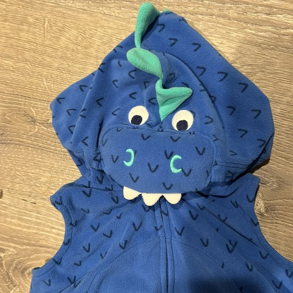 Carter's Blue Dinosaur Hooded Halloween Costume size 18 month